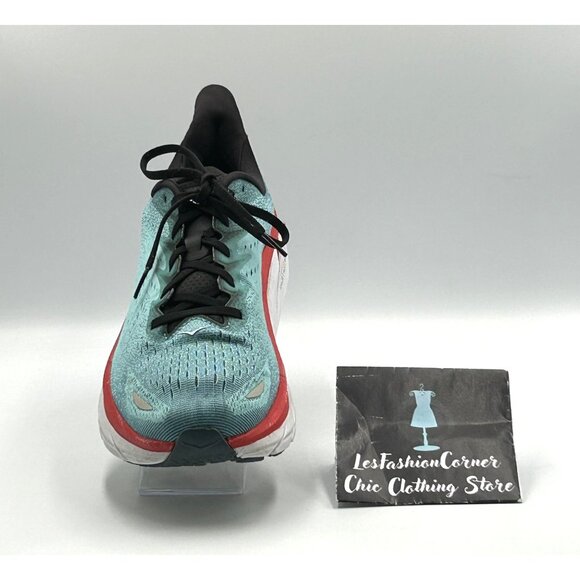 Hoka One One Men's Teal Aquarelle Clifton 8 Running Athletic Shoes Sz 11.5D 3021 - Picture 16 of 16